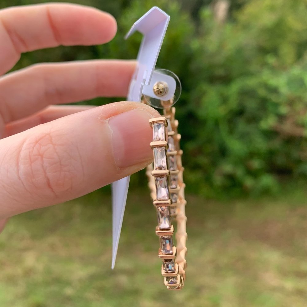 **READ BELOW** KENDRA SCOTT • Thora Rose Gold Hoop Earrings*